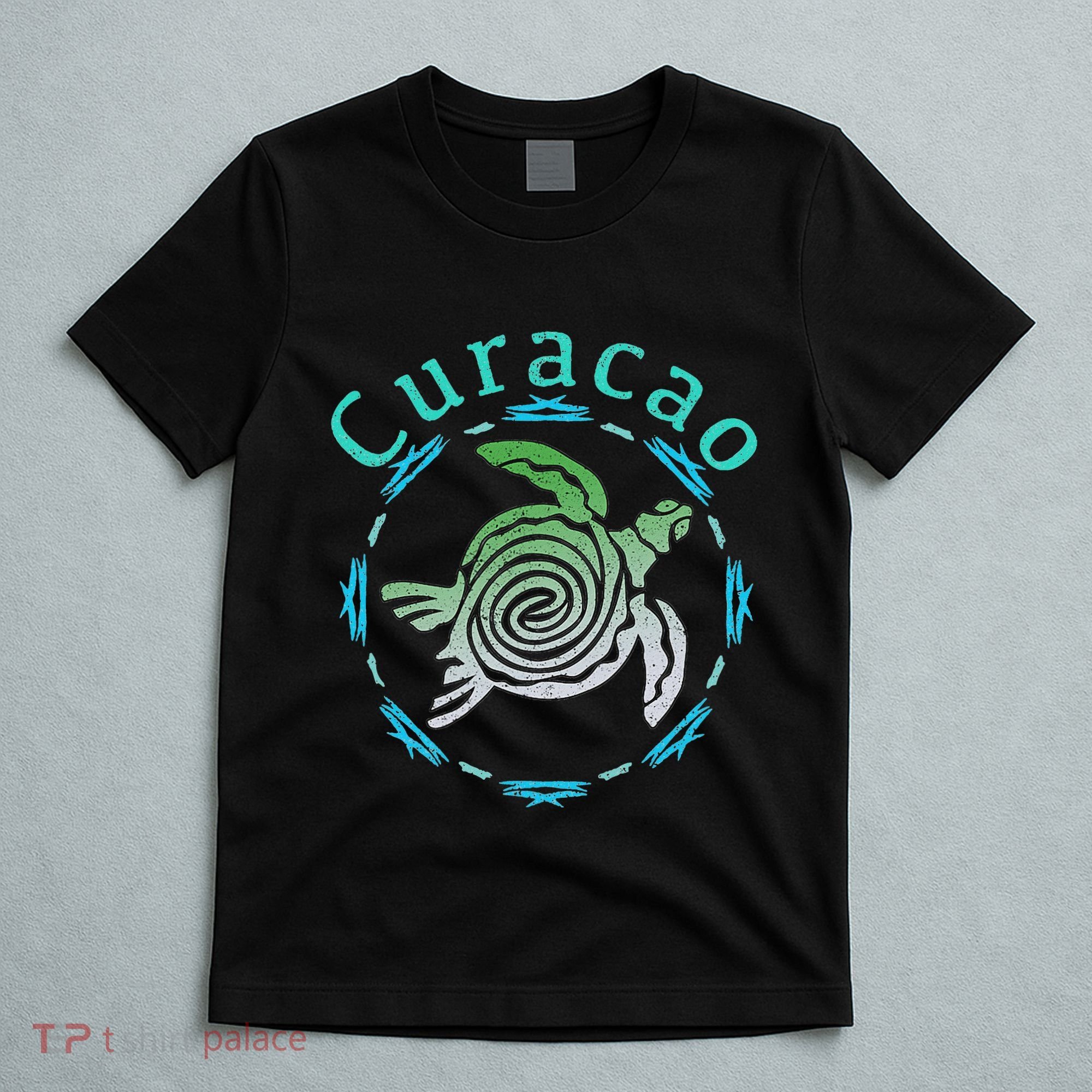 Curacao Vintage Tribal Turtle Gift T-Shirt