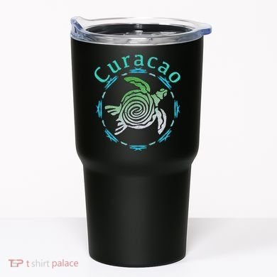 Curacao Vintage Tribal Turtle Gift Tumbler
