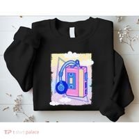 Cassette Vaporwave Tape Retro Vintage 70's 80's 90's Music Sweatshirt thumb 2