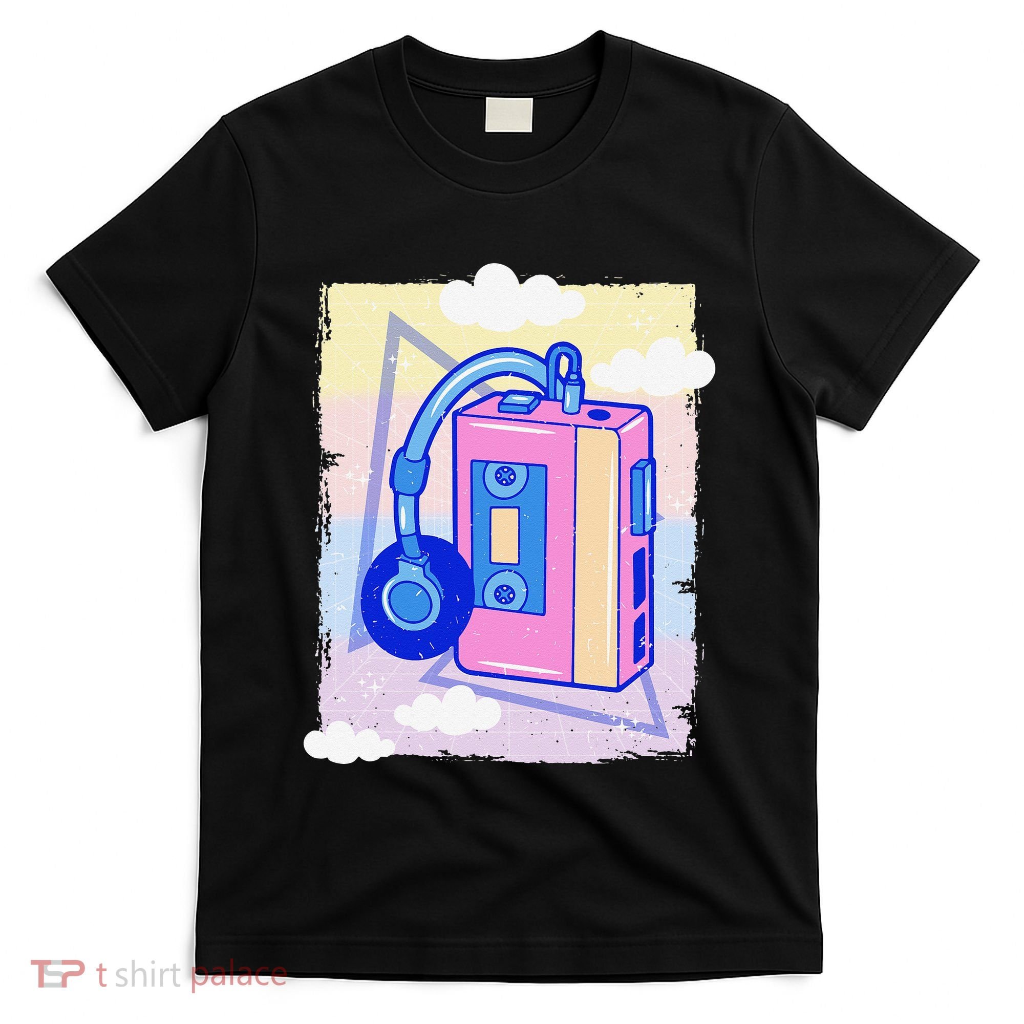 Cassette Vaporwave Tape Retro Vintage 70's 80's 90's Music T-Shirt
