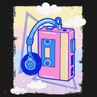 Cassette Vaporwave Tape Retro Vintage 70's 80's 90's Music T-Shirt thumb 7