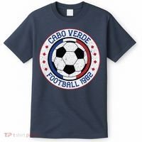 Cabo Verde Team Soccer Vintage Football 1982 T-Shirt thumb 0