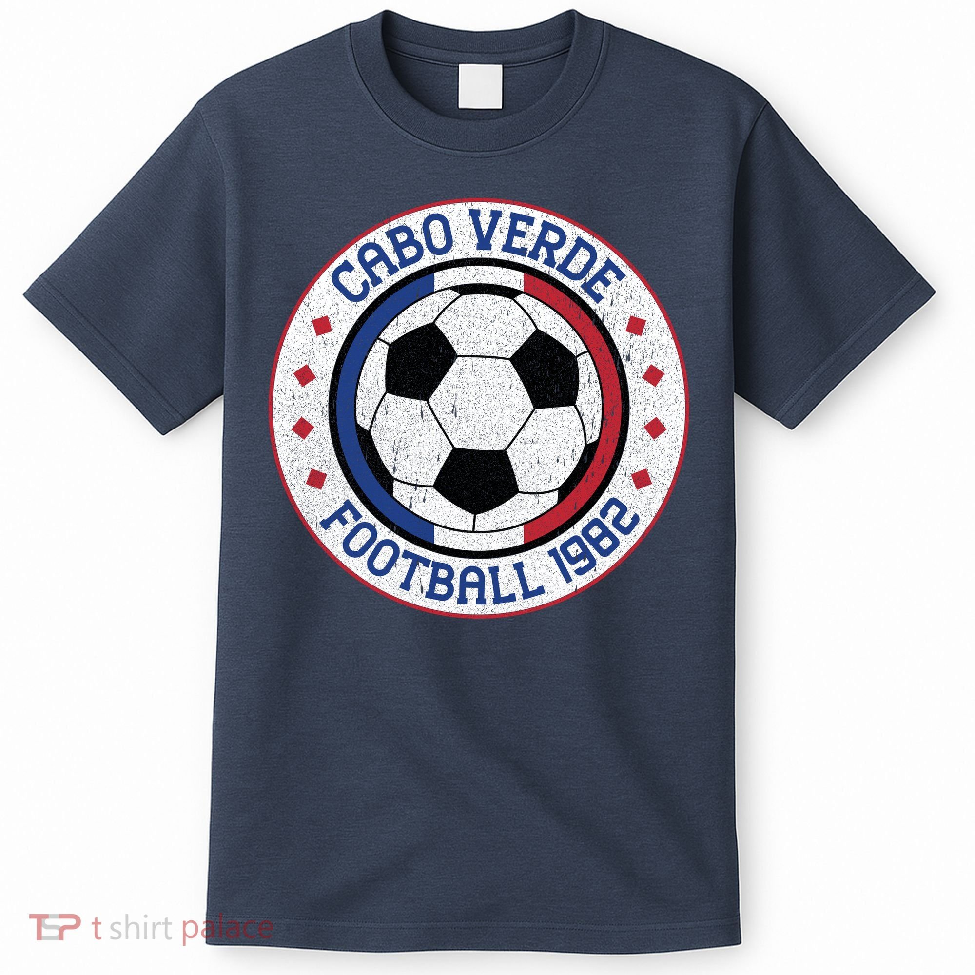 Cabo Verde Team Soccer Vintage Football 1982 T-Shirt