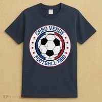 Cabo Verde Team Soccer Vintage Football 1982 T-Shirt thumb 4