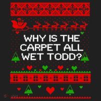 Christmas Vacation Todd & Margo Matching Family Christmas Shirts Beanie thumb 2