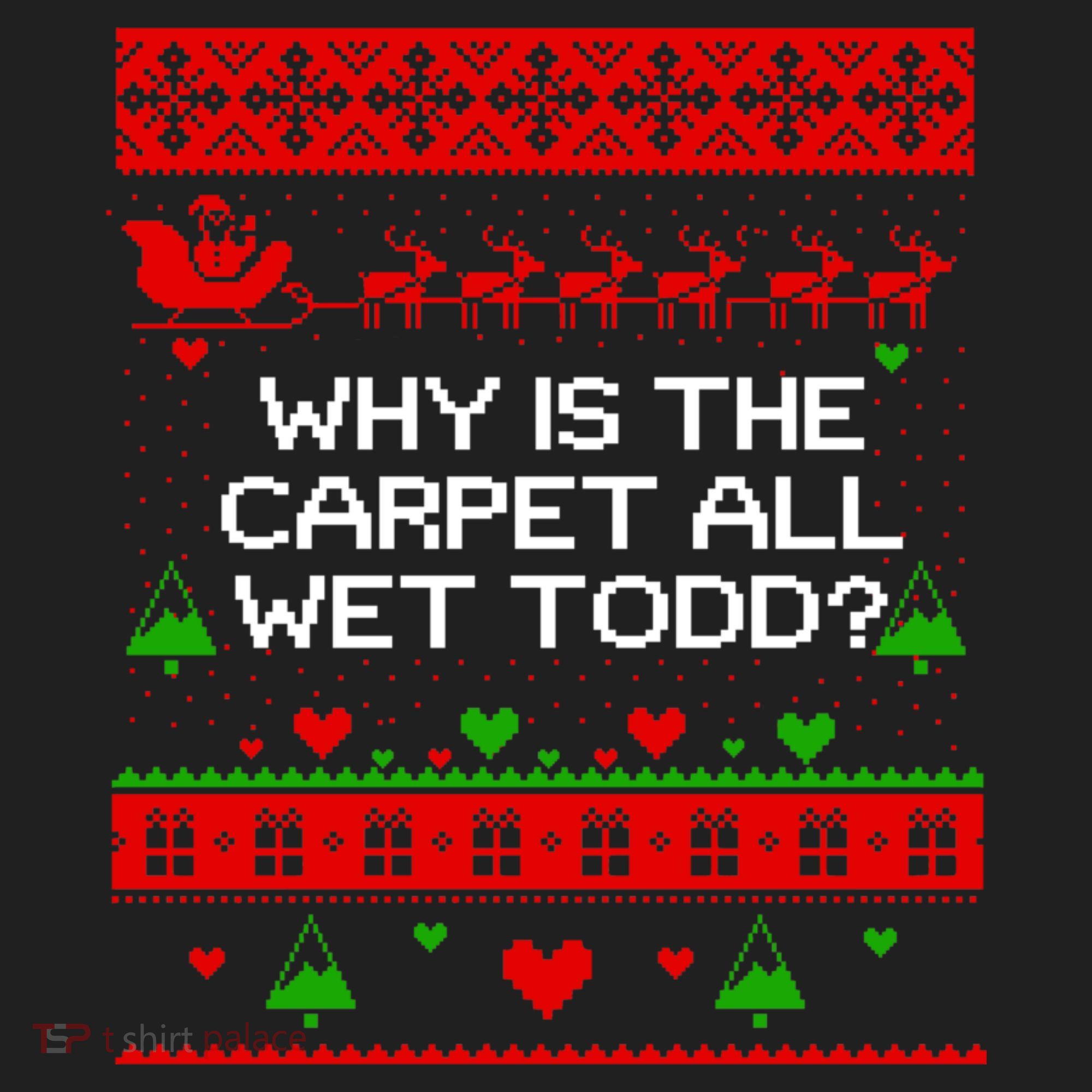 Christmas Vacation Todd & Margo Matching Family Christmas Shirts Beanie