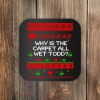 Christmas Vacation Todd & Margo Matching Family Christmas Shirts Coaster thumb 0