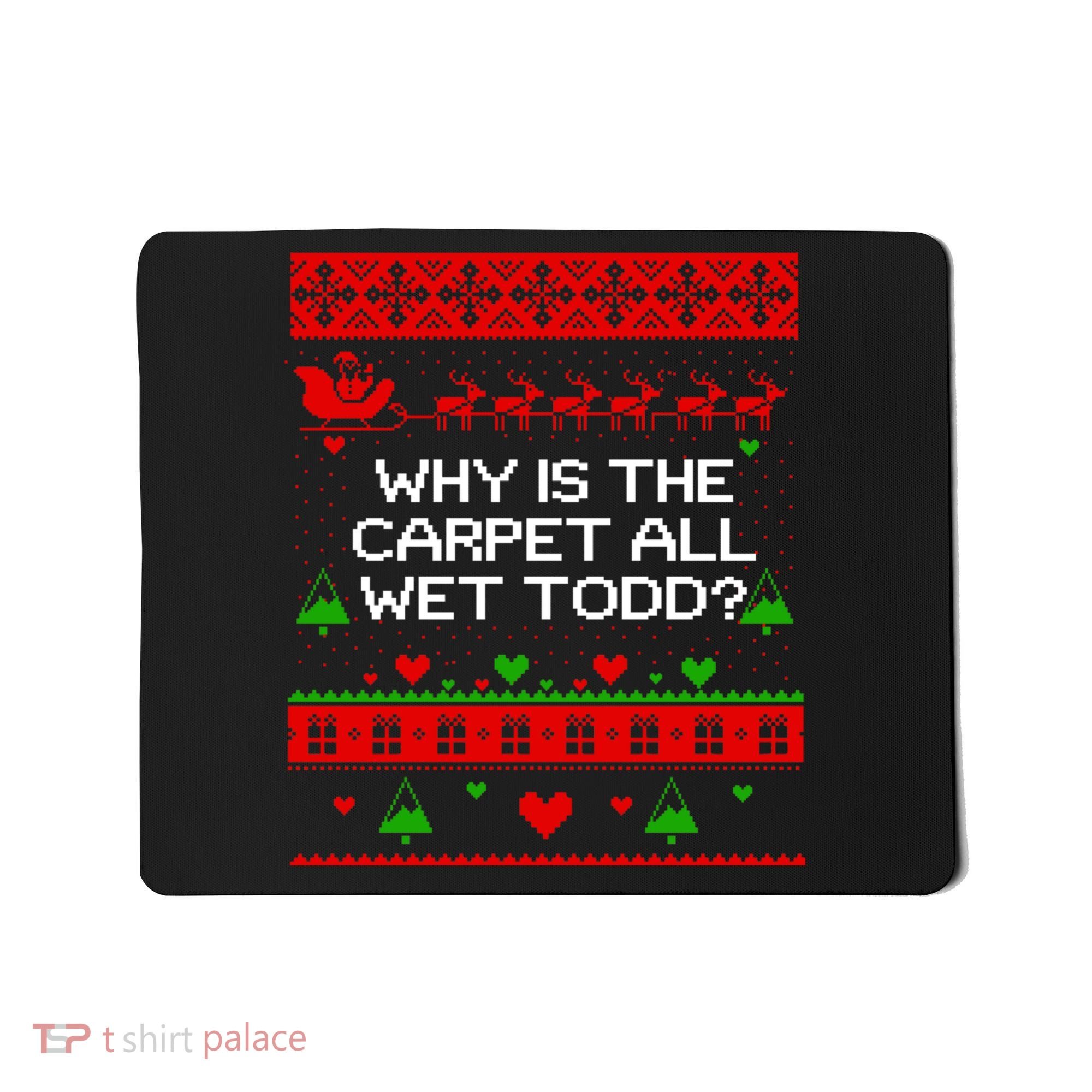 Christmas Vacation Todd & Margo Matching Family Christmas Shirts Mousepad