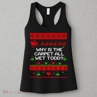 Christmas Vacation Todd & Margo Matching Family Christmas Shirts Women's Tank Top thumb 3