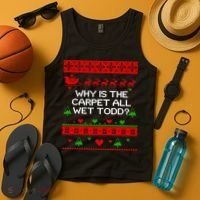 Christmas Vacation Todd & Margo Matching Family Christmas Shirts Tank Top thumb 4