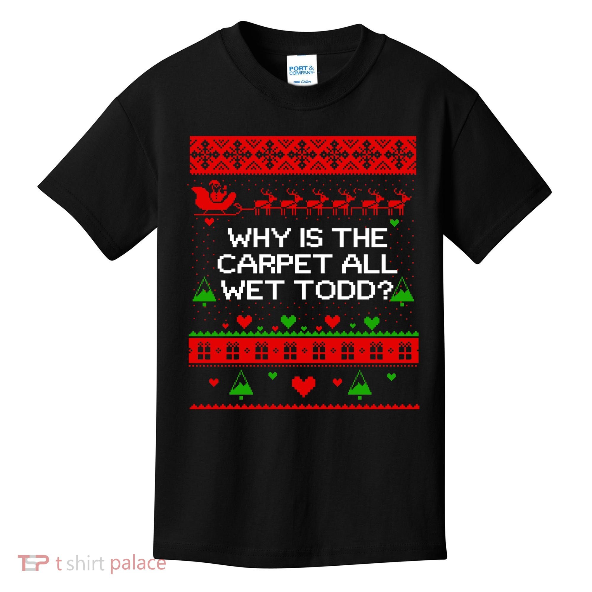 Christmas Vacation Todd & Margo Matching Family Christmas Shirts Kids T-Shirt