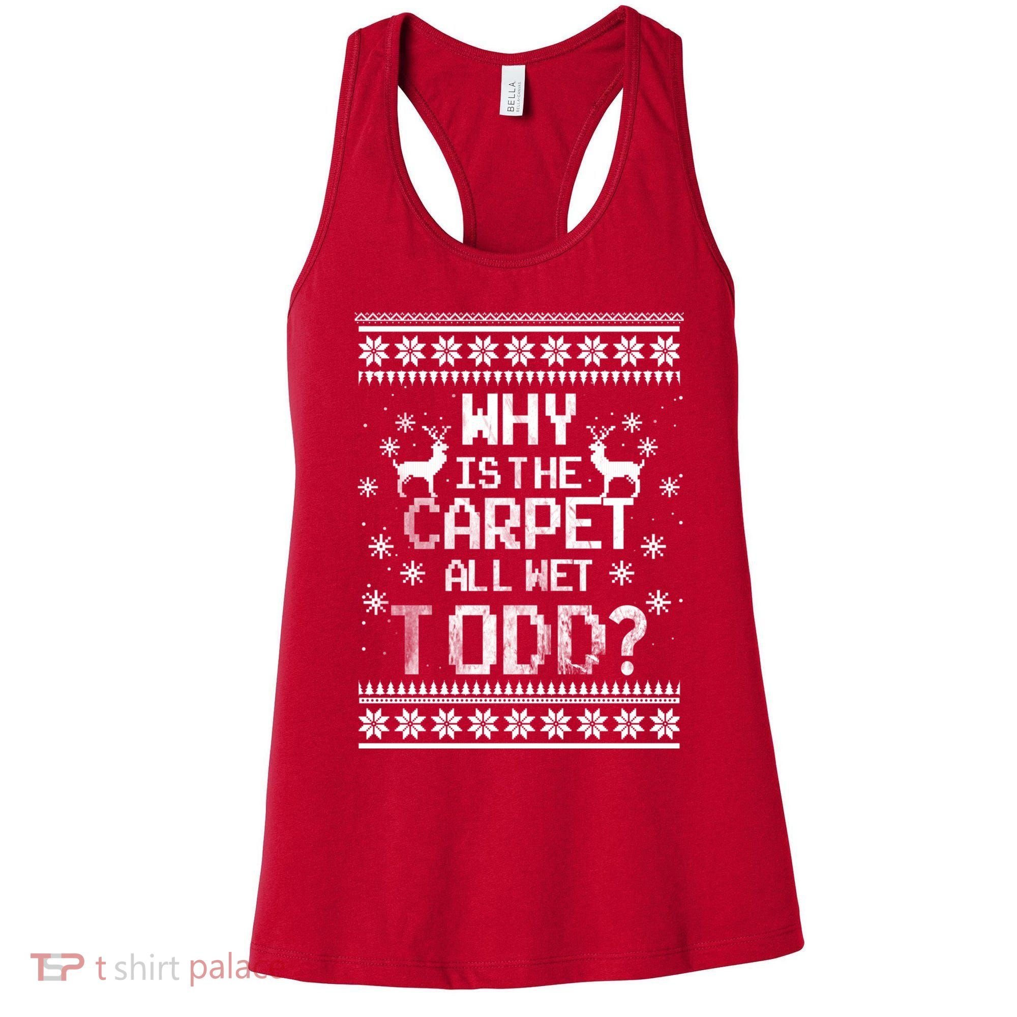 Christmas Vacation Todd & Margo Matching Family Christmas Shirts Women's Tank Top