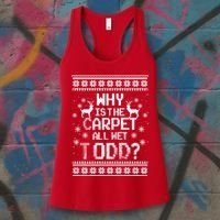 Christmas Vacation Todd & Margo Matching Family Christmas Shirts Women's Tank Top thumb 3