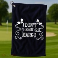 Christmas Vacation Todd & Margo Matching Family Christmas Shirts Golf Towel thumb 1