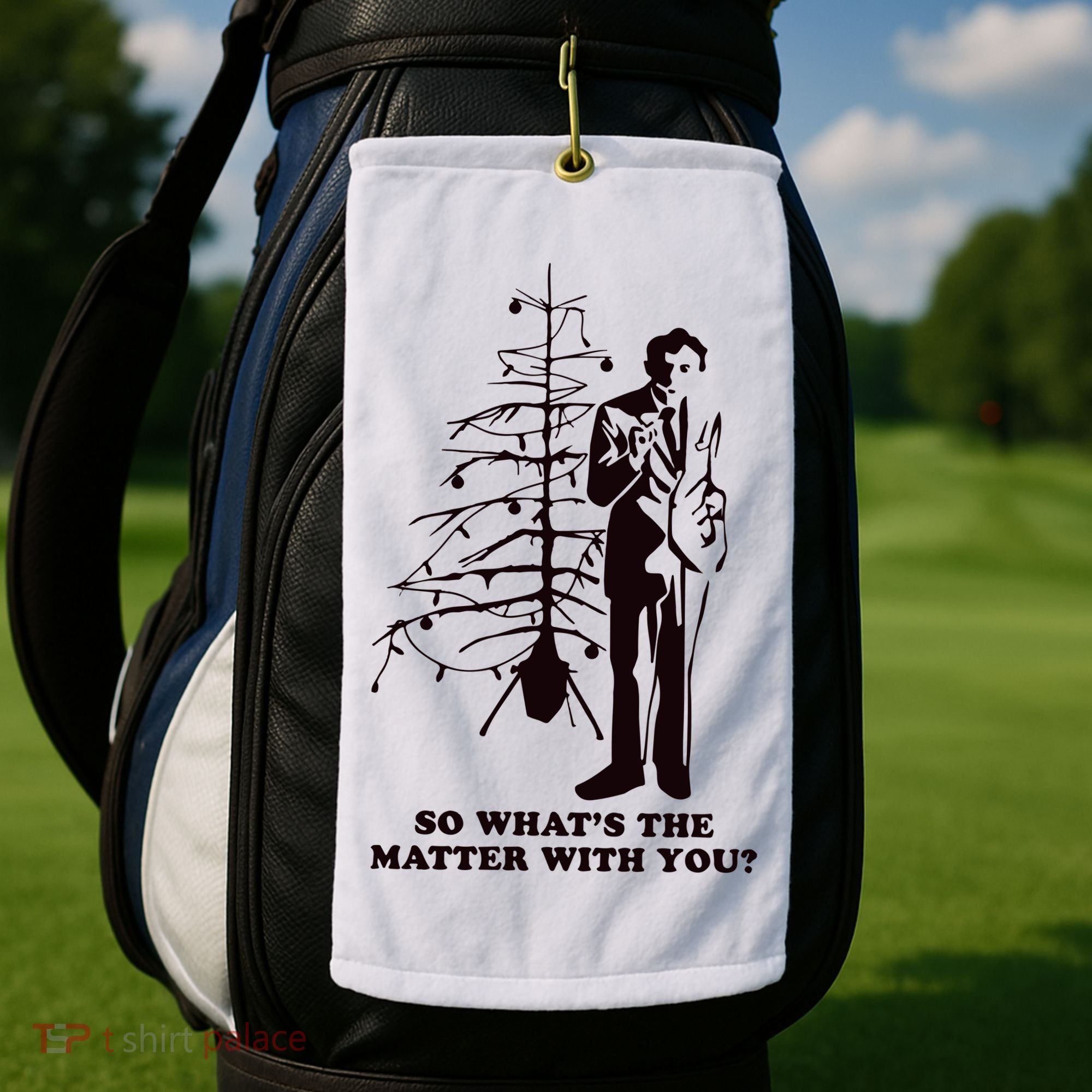 Christmas Vacation Uncle Lewis Christmas Movie Golf Towel