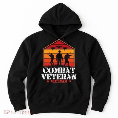 Combat Veteran Vietnam Veterans Day Premium Hoodie