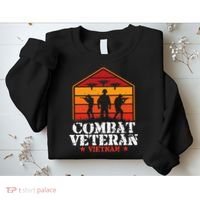 Combat Veteran Vietnam Veterans Day Premium Sweatshirt thumb 2