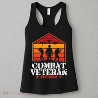 Combat Veteran Vietnam Veterans Day Premium Women's Tank Top thumb 3