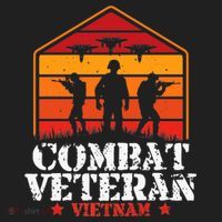 Combat Veteran Vietnam Veterans Day Premium Golf Towel thumb 3