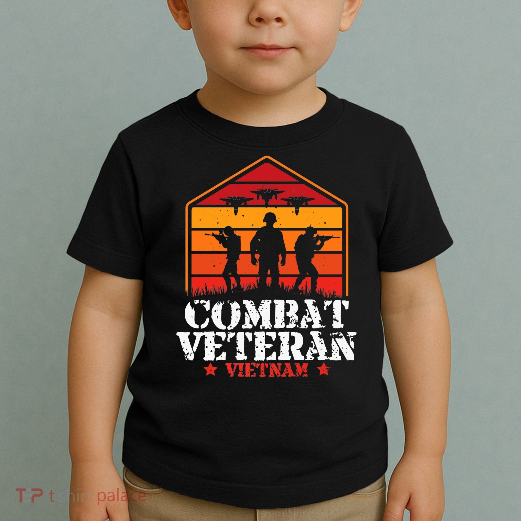 Combat Veteran Vietnam Veterans Day Premium Toddler T-Shirt