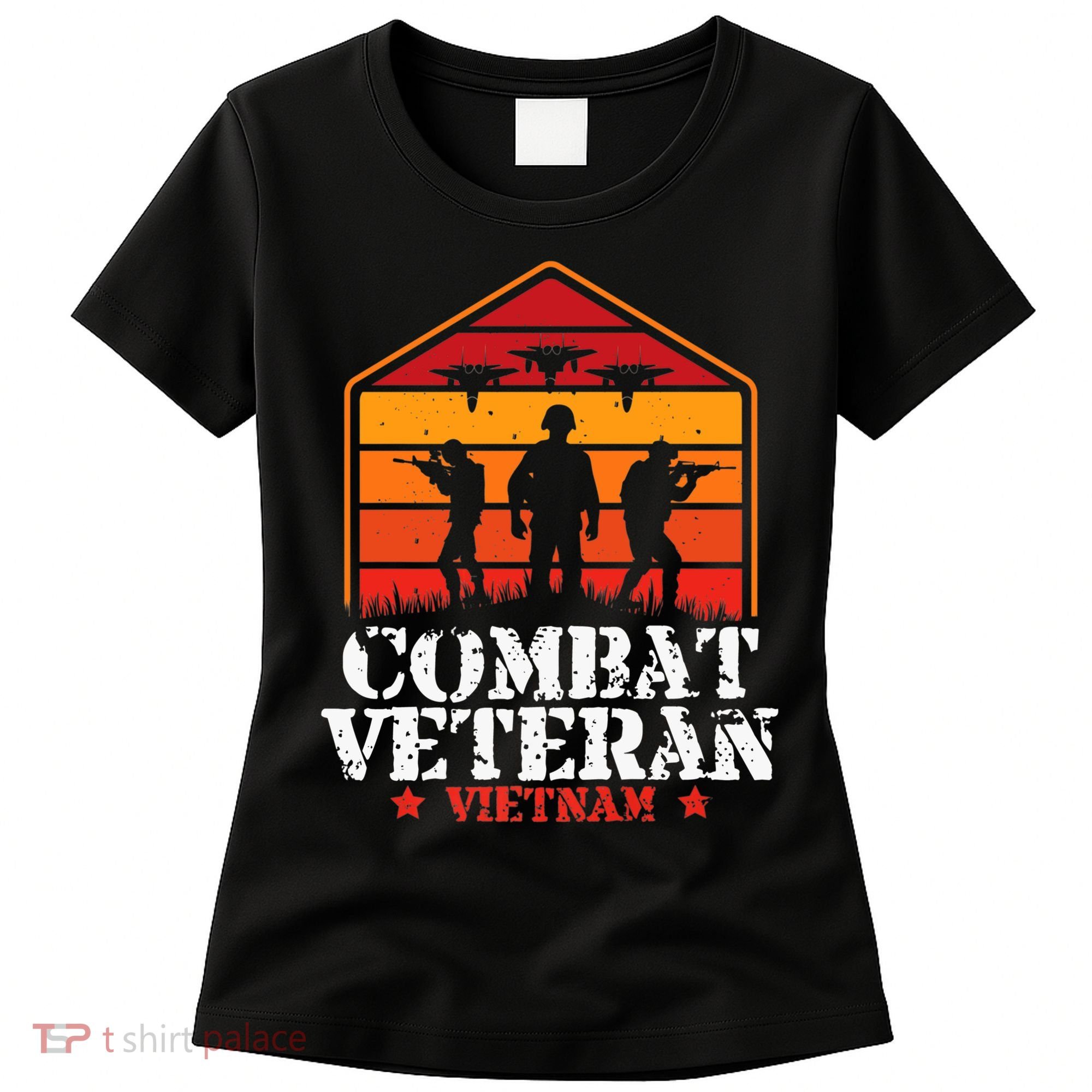 Combat Veteran Vietnam Veterans Day Premium Women's T-Shirt