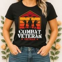 Combat Veteran Vietnam Veterans Day Premium Women's T-Shirt thumb 2