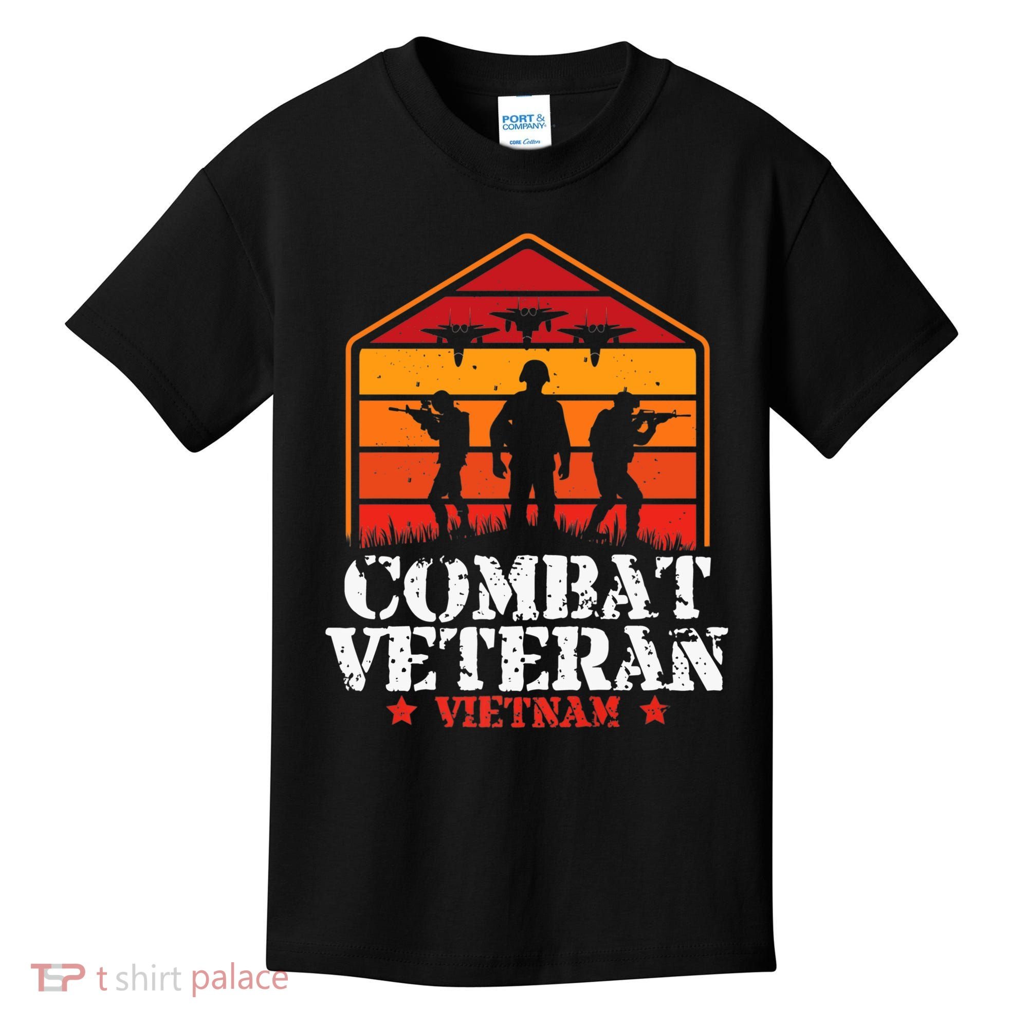Combat Veteran Vietnam Veterans Day Premium Kids T-Shirt