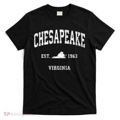 Chesapeake Virginia Va Vintage Athletic T-Shirt