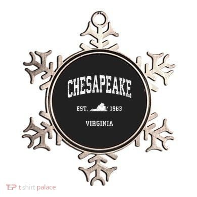 Chesapeake Virginia Va Vintage Athletic Ornament