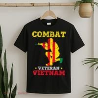Combat Veteran Vietnam Retired Patriotic T-Shirt thumb 2