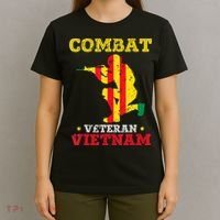 Combat Veteran Vietnam Retired Patriotic T-Shirt thumb 4