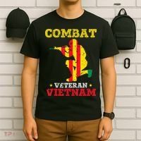 Combat Veteran Vietnam Retired Patriotic T-Shirt thumb 6