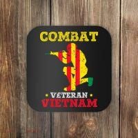 Combat Veteran Vietnam Retired Patriotic Coaster thumb 0