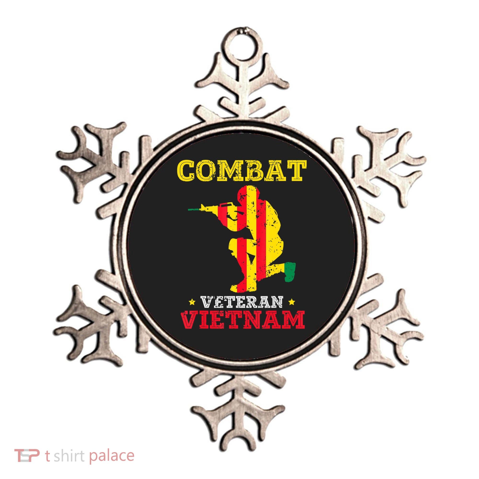 Combat Veteran Vietnam Retired Patriotic Ornament