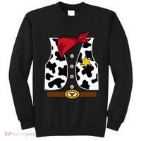 Cowboy Vest Western Sheriff Costume Cool Easy Halloween Gift Sweatshirt thumb 0