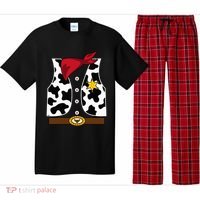 Cowboy Vest Western Sheriff Costume Cool Easy Halloween Gift Pajama Set thumb 0