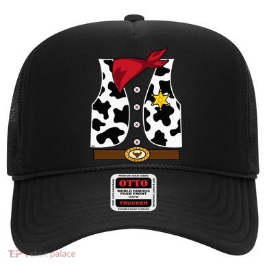 Cowboy Vest Western Sheriff Costume Cool Easy Halloween Gift Hat