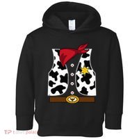 Cowboy Vest Western Sheriff Costume Cool Easy Halloween Gift Toddler Hoodie thumb 0
