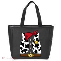 Cowboy Vest Western Sheriff Costume Cool Easy Halloween Gift Tote Bag thumb 0