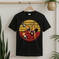 Cool Vintage Wrestling Sun Takedown Sport Wrestler Gift T-Shirt thumb 2