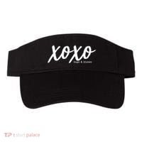 Cute Valentine X O X O Hugs And Kisses Visor thumb 0