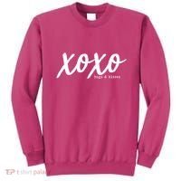 Cute Valentine X O X O Hugs And Kisses Sweatshirt thumb 0
