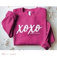 Cute Valentine X O X O Hugs And Kisses Sweatshirt thumb 2