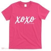 Cute Valentine X O X O Hugs And Kisses T-Shirt thumb 0