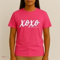 Cute Valentine X O X O Hugs And Kisses T-Shirt thumb 4