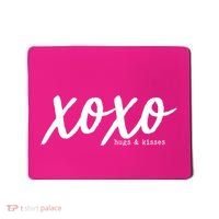 Cute Valentine X O X O Hugs And Kisses Mousepad thumb 0