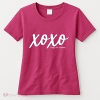 Cute Valentine X O X O Hugs And Kisses Women's T-Shirt thumb 0