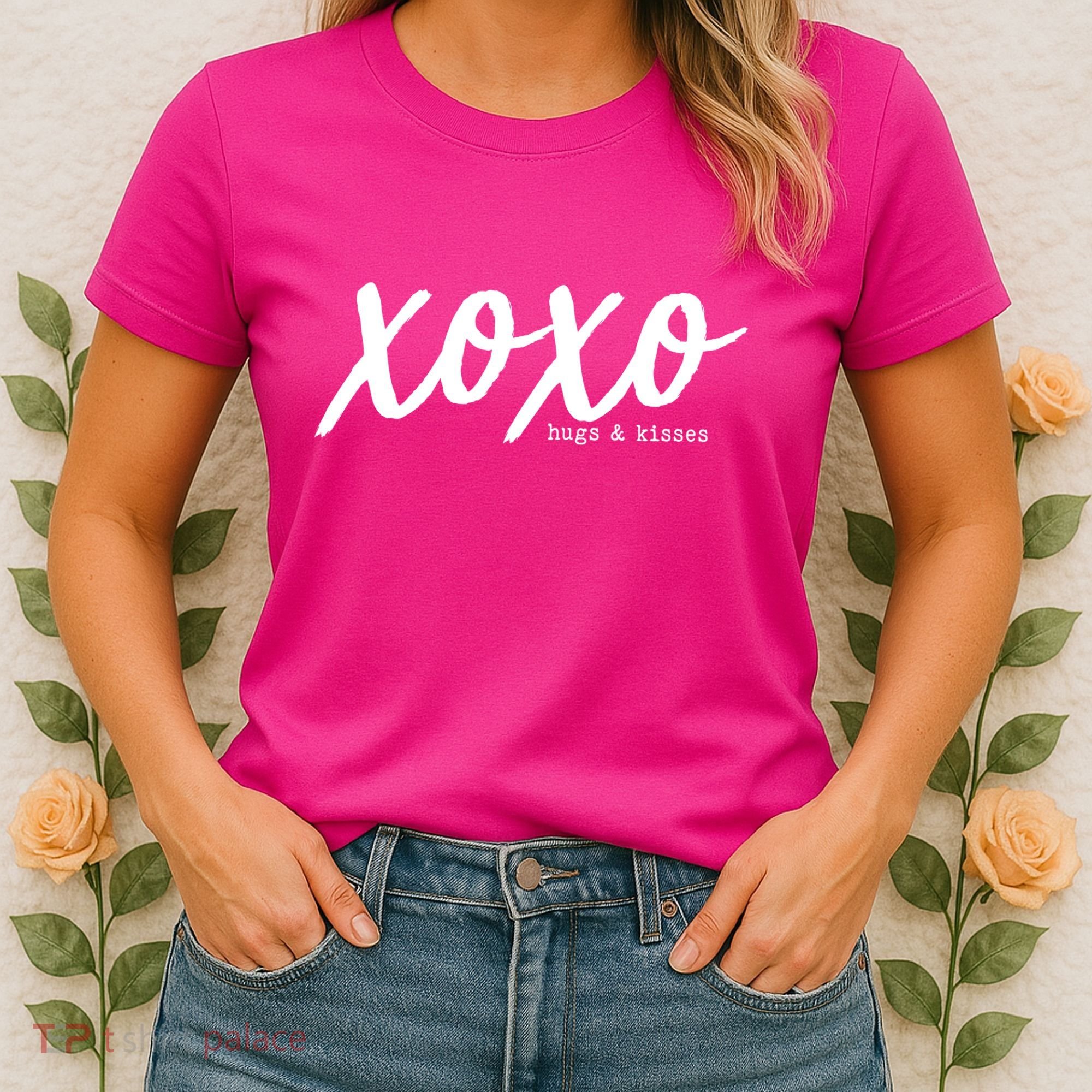 Cute Valentine X O X O Hugs And Kisses Women's T-Shirt