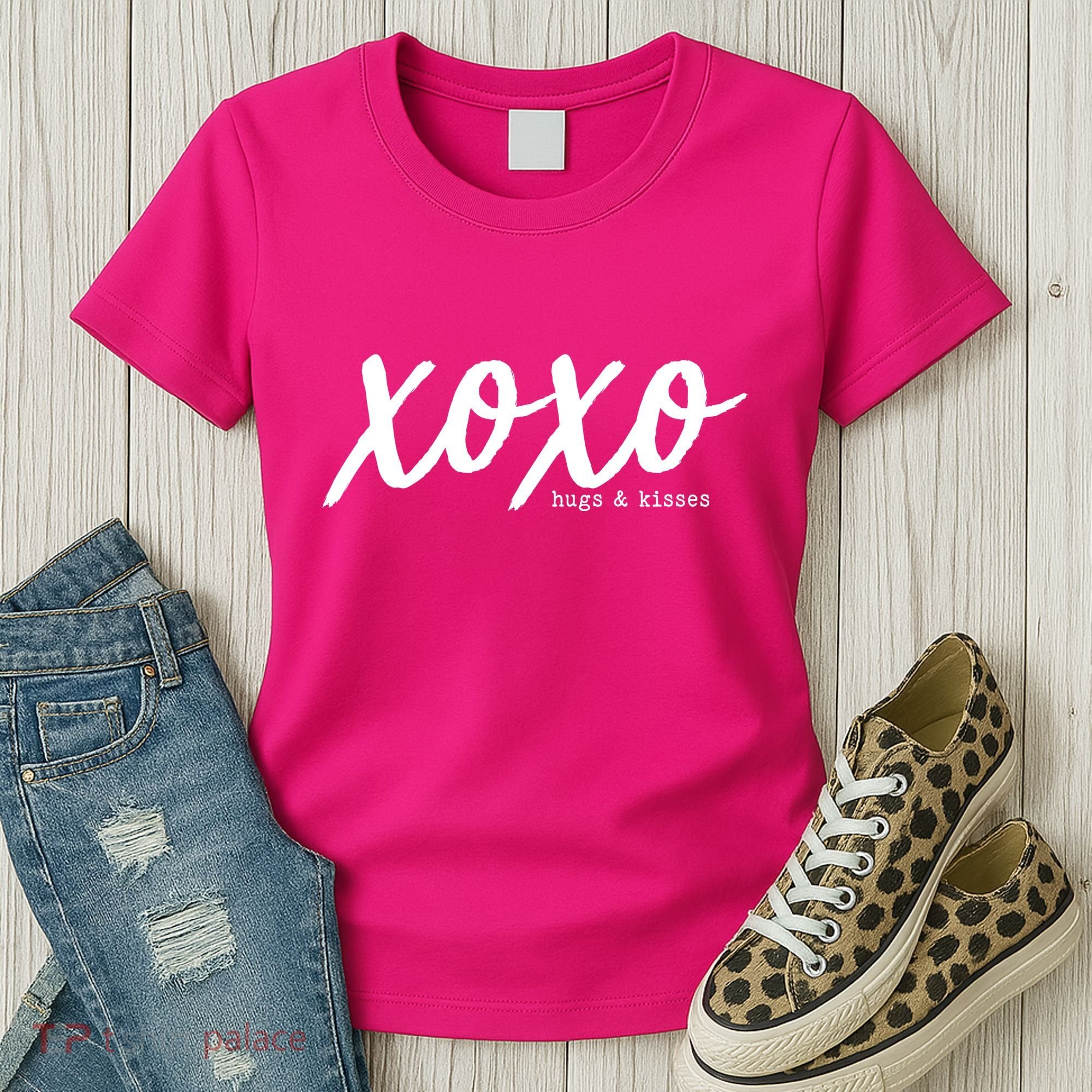 Cute Valentine X O X O Hugs And Kisses Women's T-Shirt