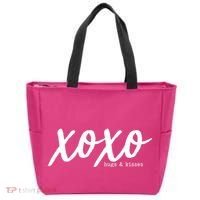 Cute Valentine X O X O Hugs And Kisses Tote Bag thumb 0